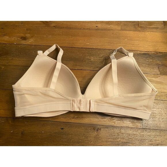 Lively 38C Bra Beige Underwire Padded Adjustable Straps Minimalist Modern Chic - Picture 3 of 5